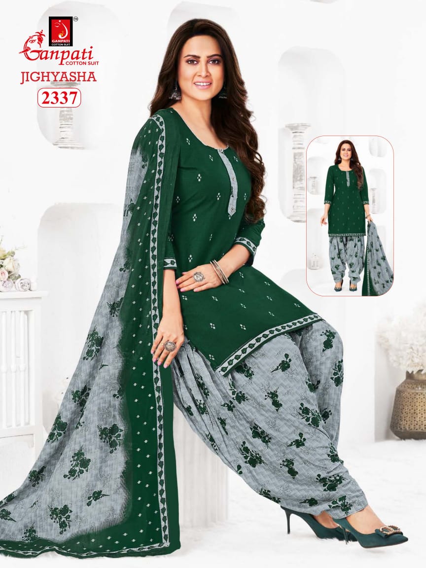 Jighyasha 23 By Ganpati Cotton Printed Dress Material Suppliers In India